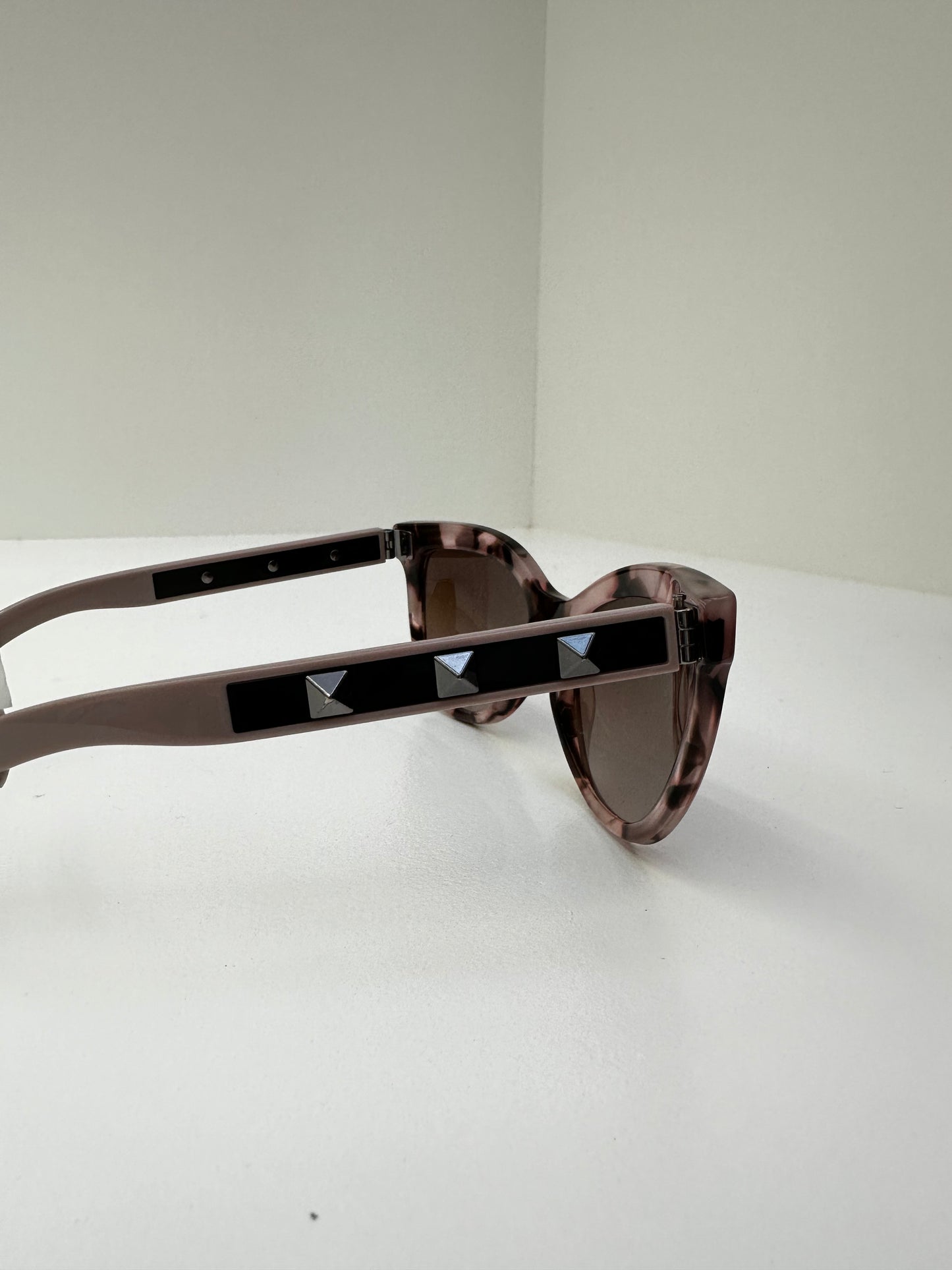 Valentino Tortoise Rockstud Sunglasses