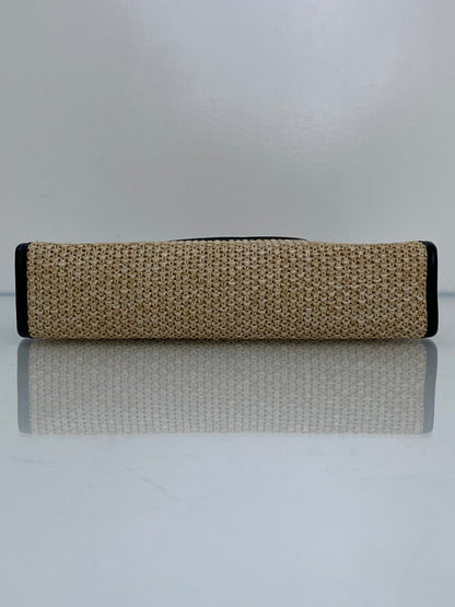 Louis Vuitton Tan & Black Raffia Toiletry Pouch On Chain GHW