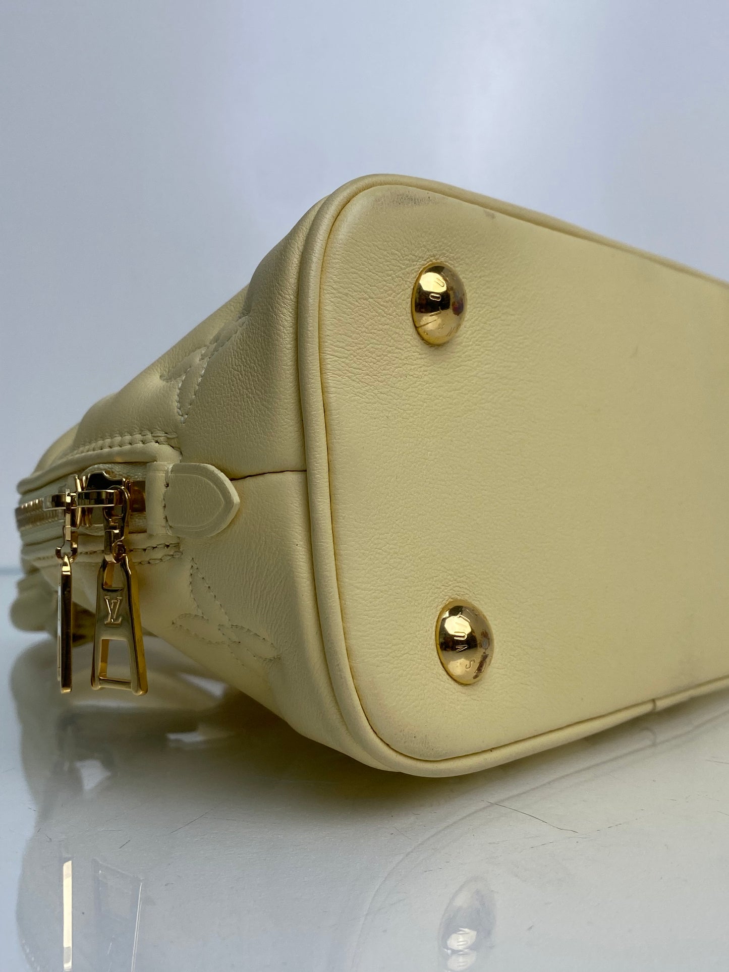 Louis Vuitton Yellow Bubblegram Alma BB Bag GHW