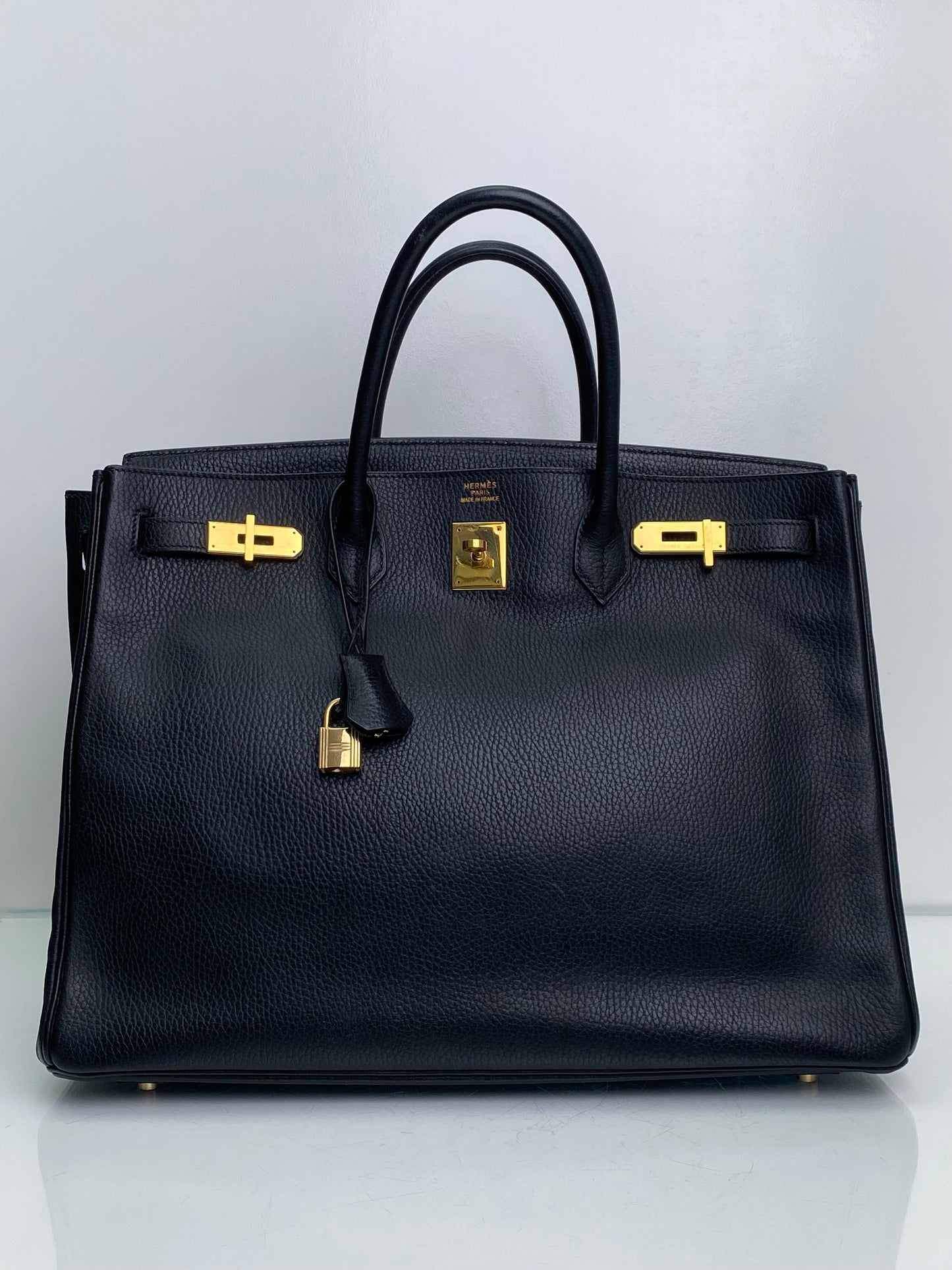 Hermes Birkin 40 Black Togo GHW #C