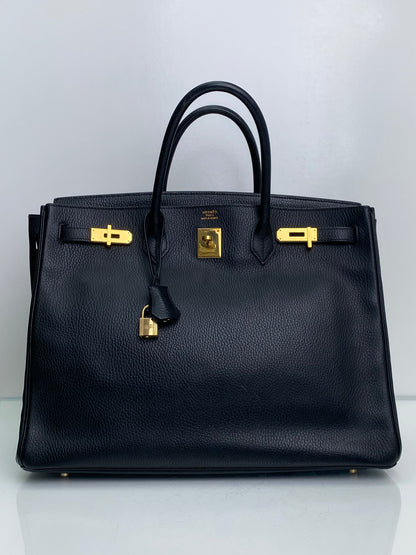 Hermes Birkin 40 Black Togo GHW #C