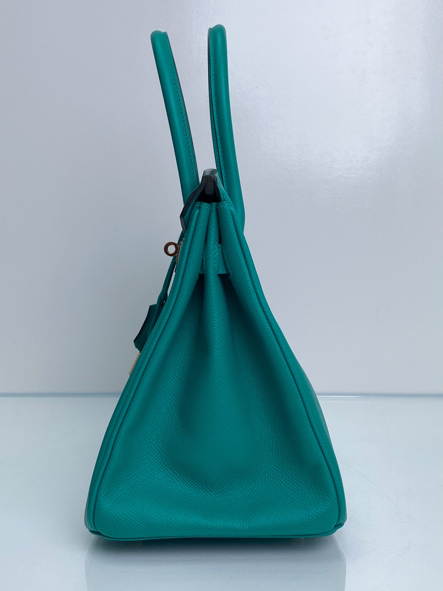 Hermes Birkin 30 Bleu Paon Epsom GHW #X