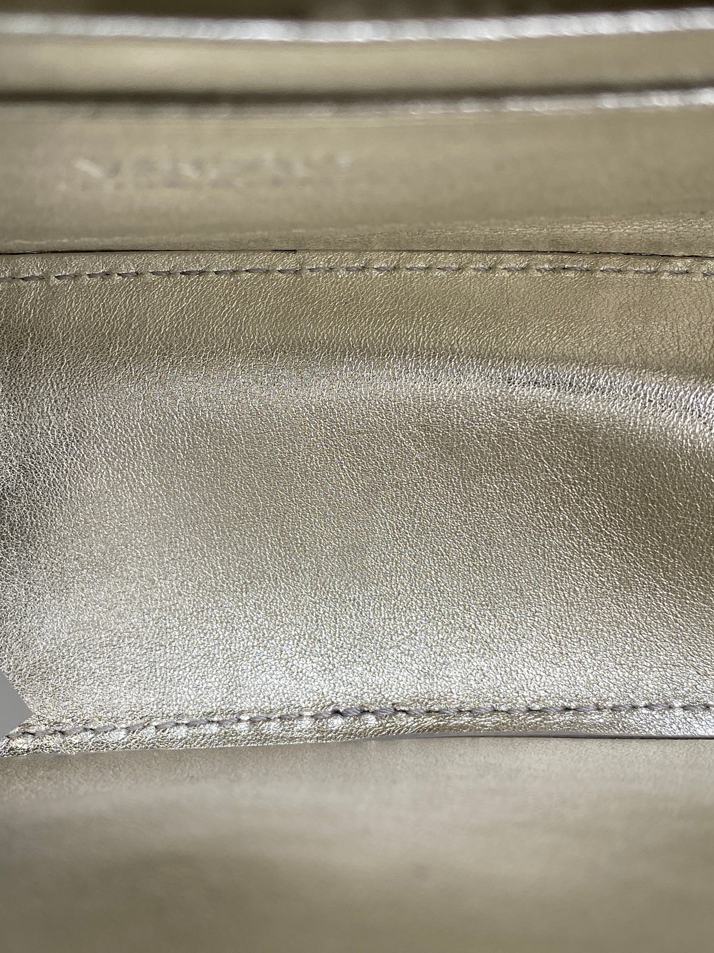 Versace Silver La Medusa Embossed Mini Top Handle Bag SHW