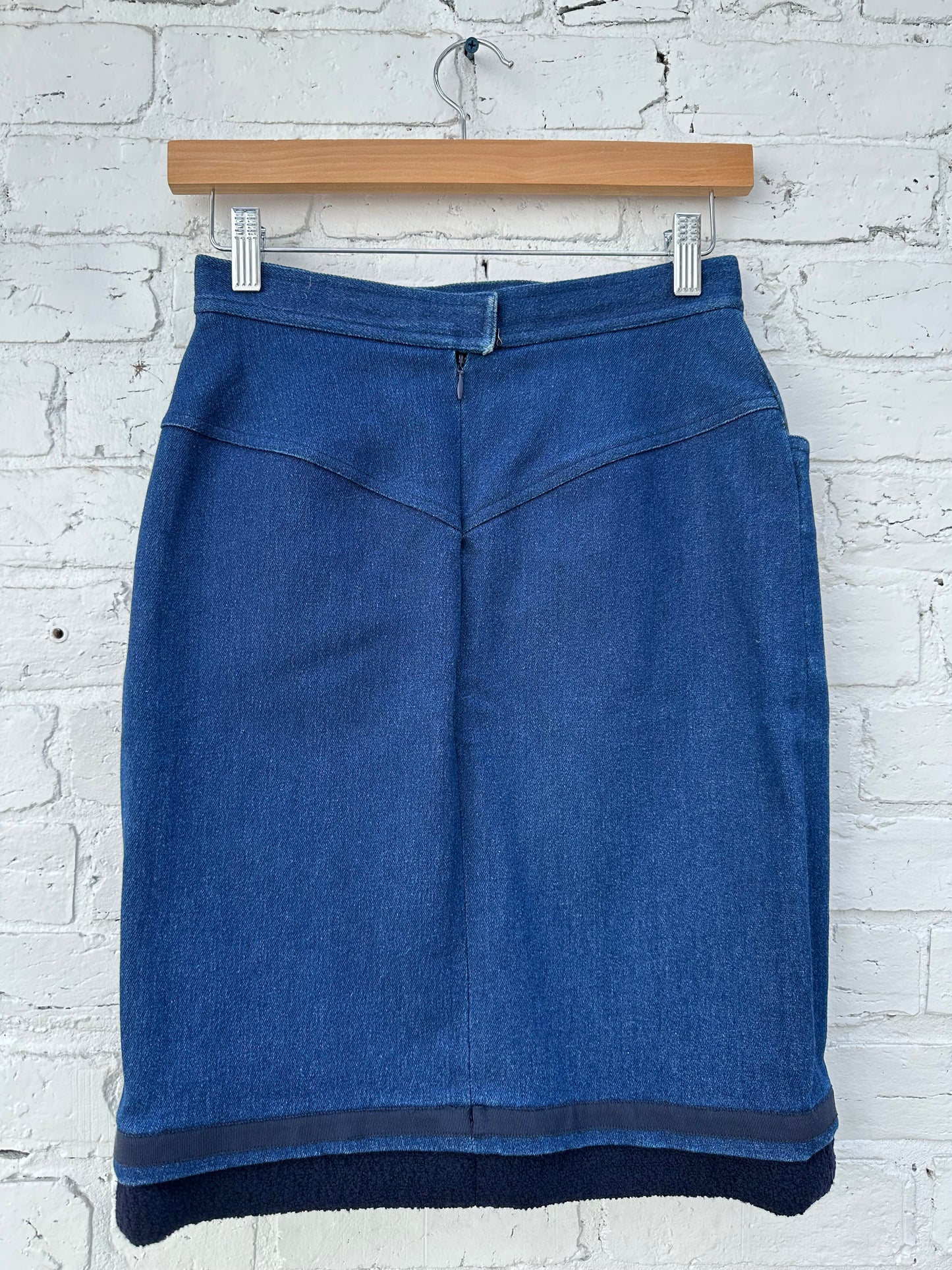 Chanel Denim Skirt 38