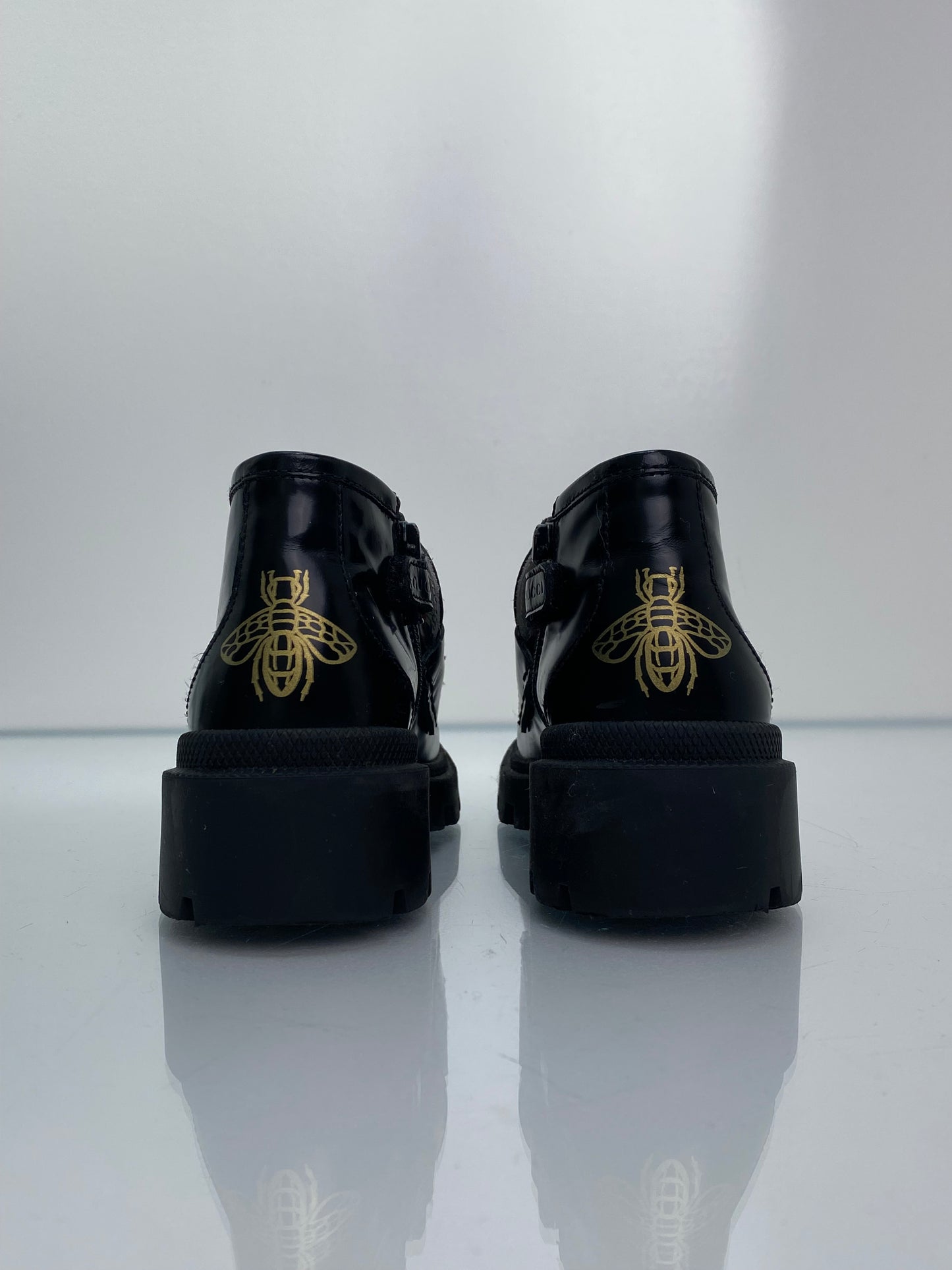Gucci Children’s Black Horse Bit Loafers, 30
