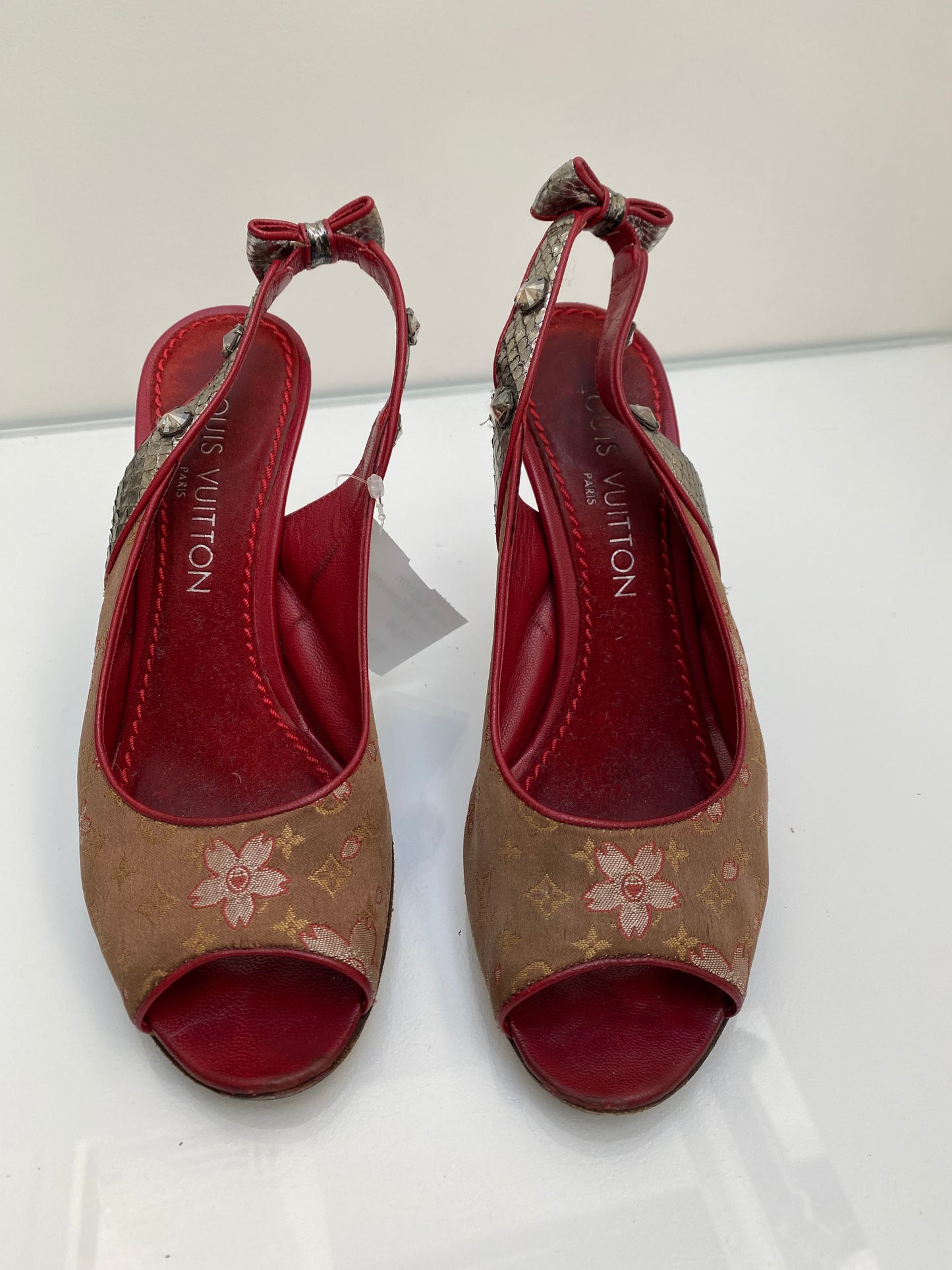 Louis Vuitton Cherry Blossom Heels 35.5