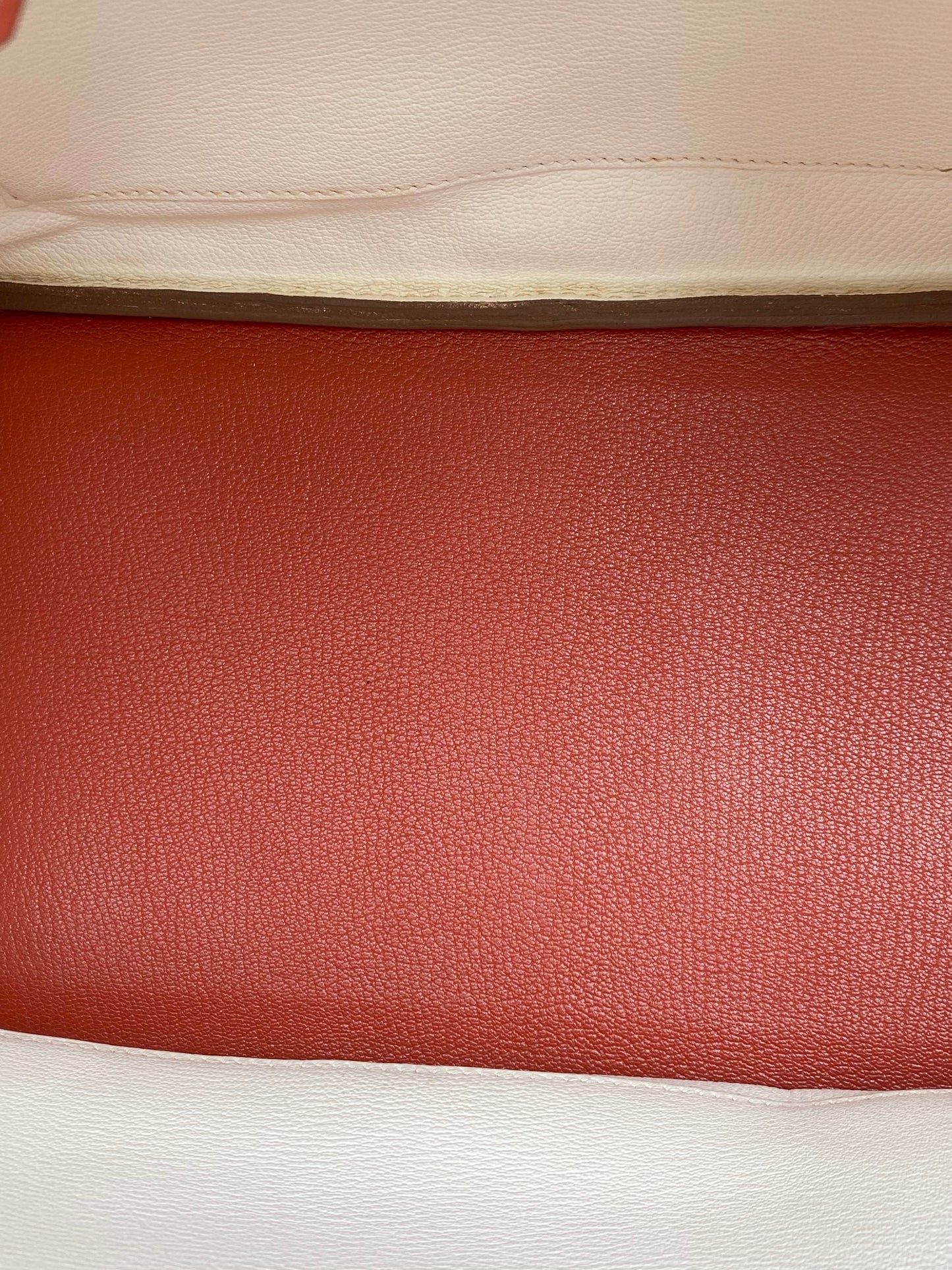 Hermes Birkin 35 Eclat Sanguine / White Clemence Clemence PHW #O