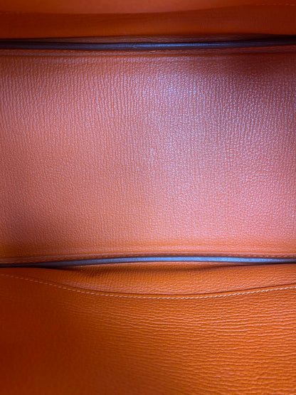 Hermes Birkin 30 Orange Poppy Epsom GHW #R
