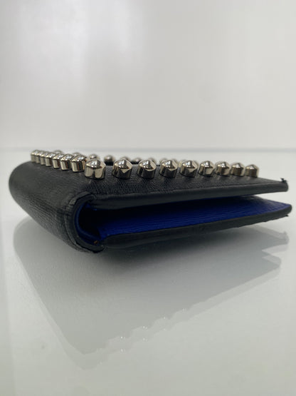 Fendi Black Karleto Wallet SHW (As Is)