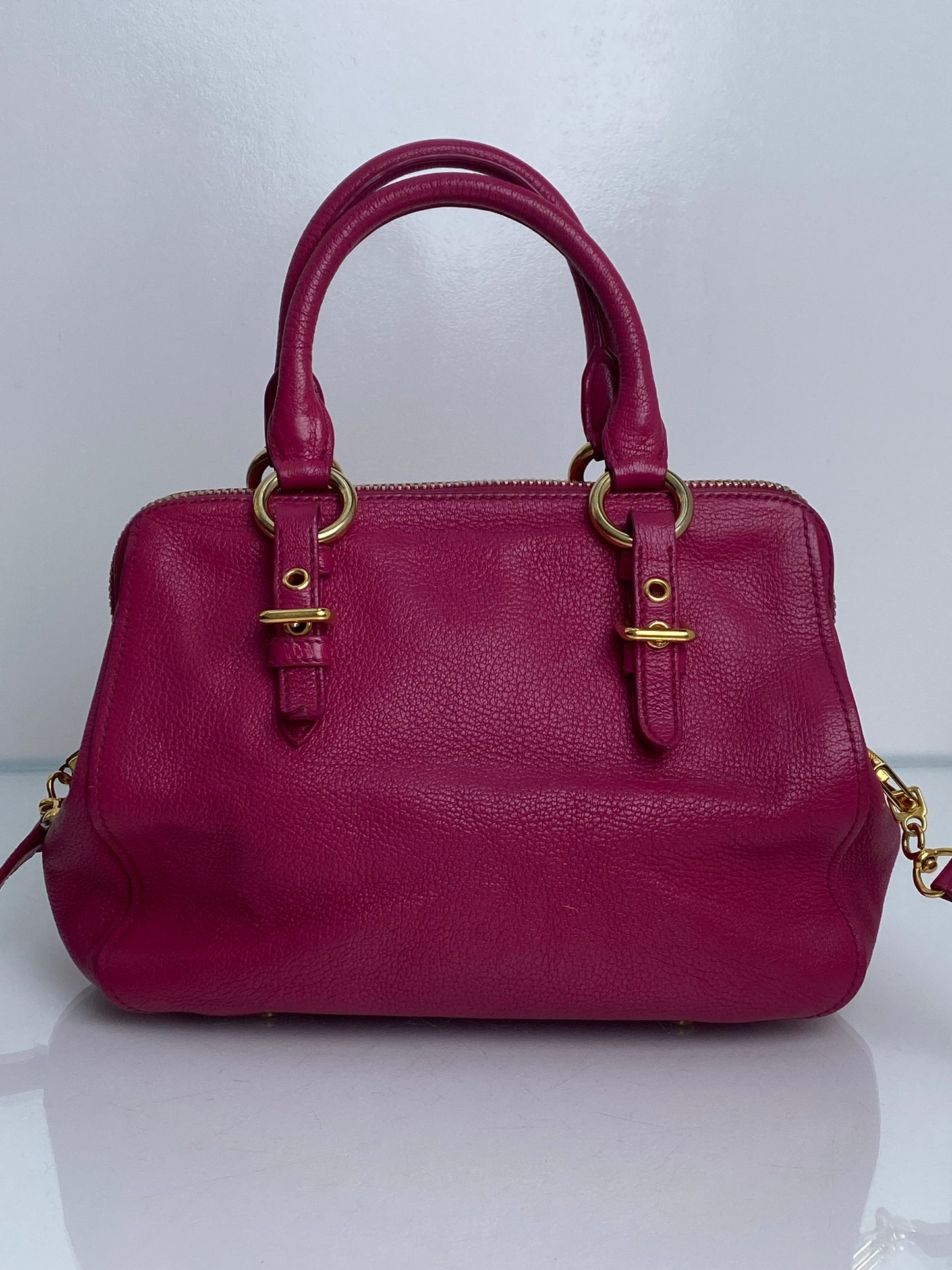 Miu Miu Pink Boston Bag GHW