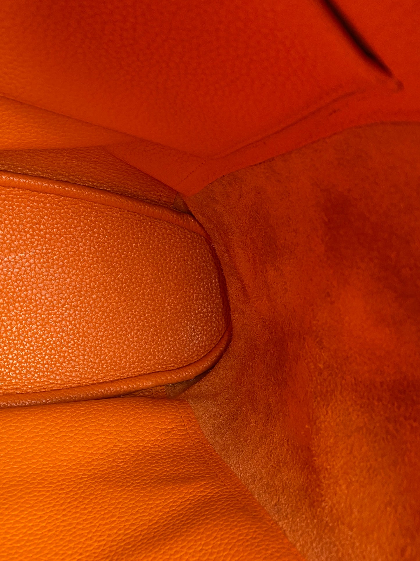 Hermes Good News Orange Clemence PHW #L