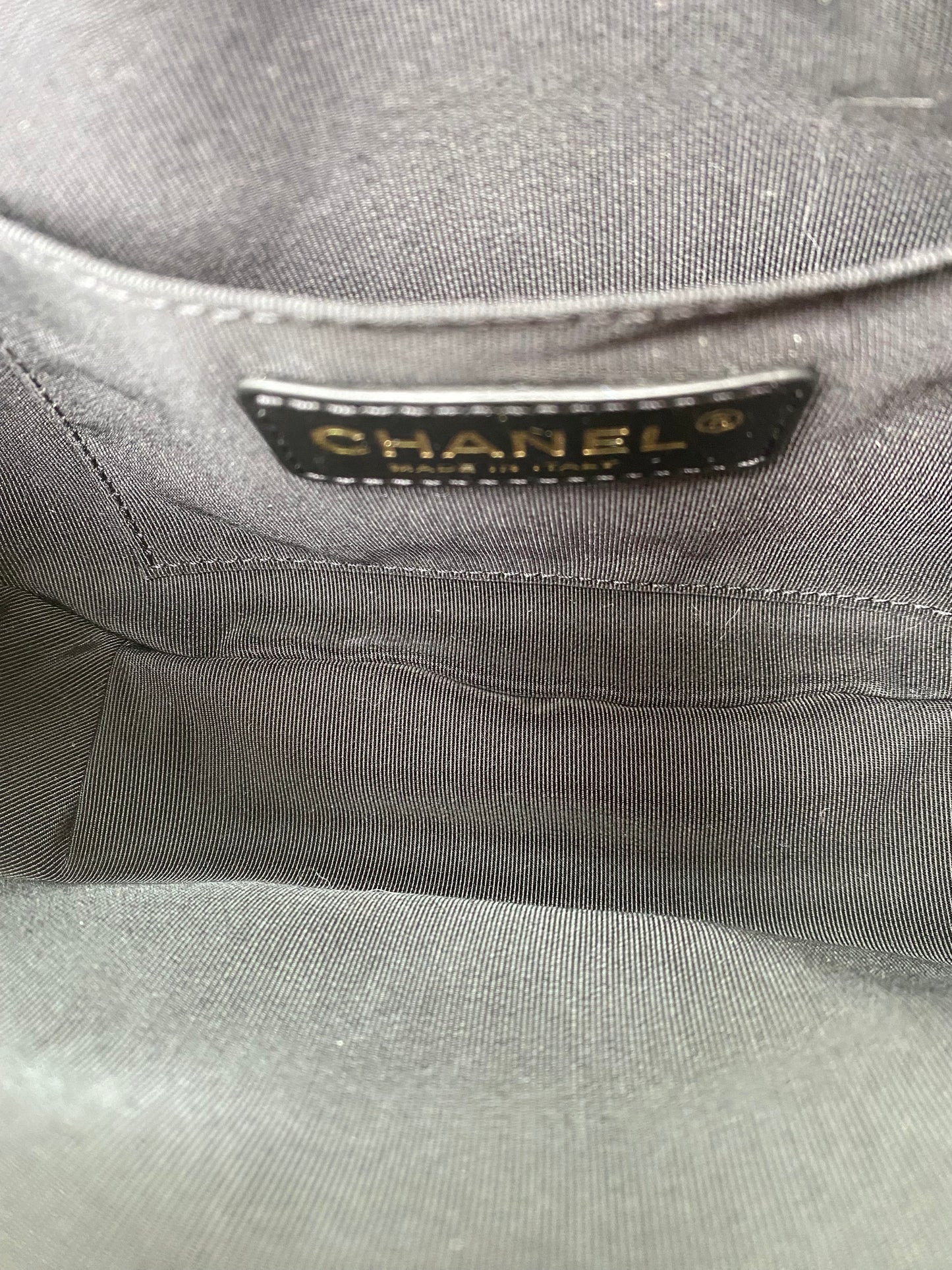 Chanel Black Semi Quilted Bum Bag GHW