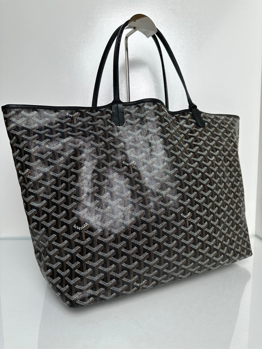 Goyard Black St Louis Tote GM