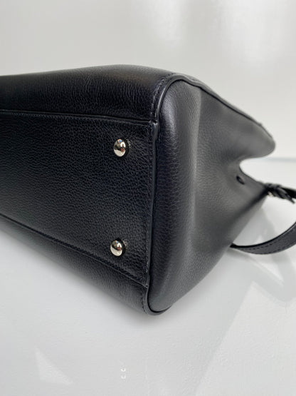 Chanel Executive Black Grained Calf Tote Bag SHW