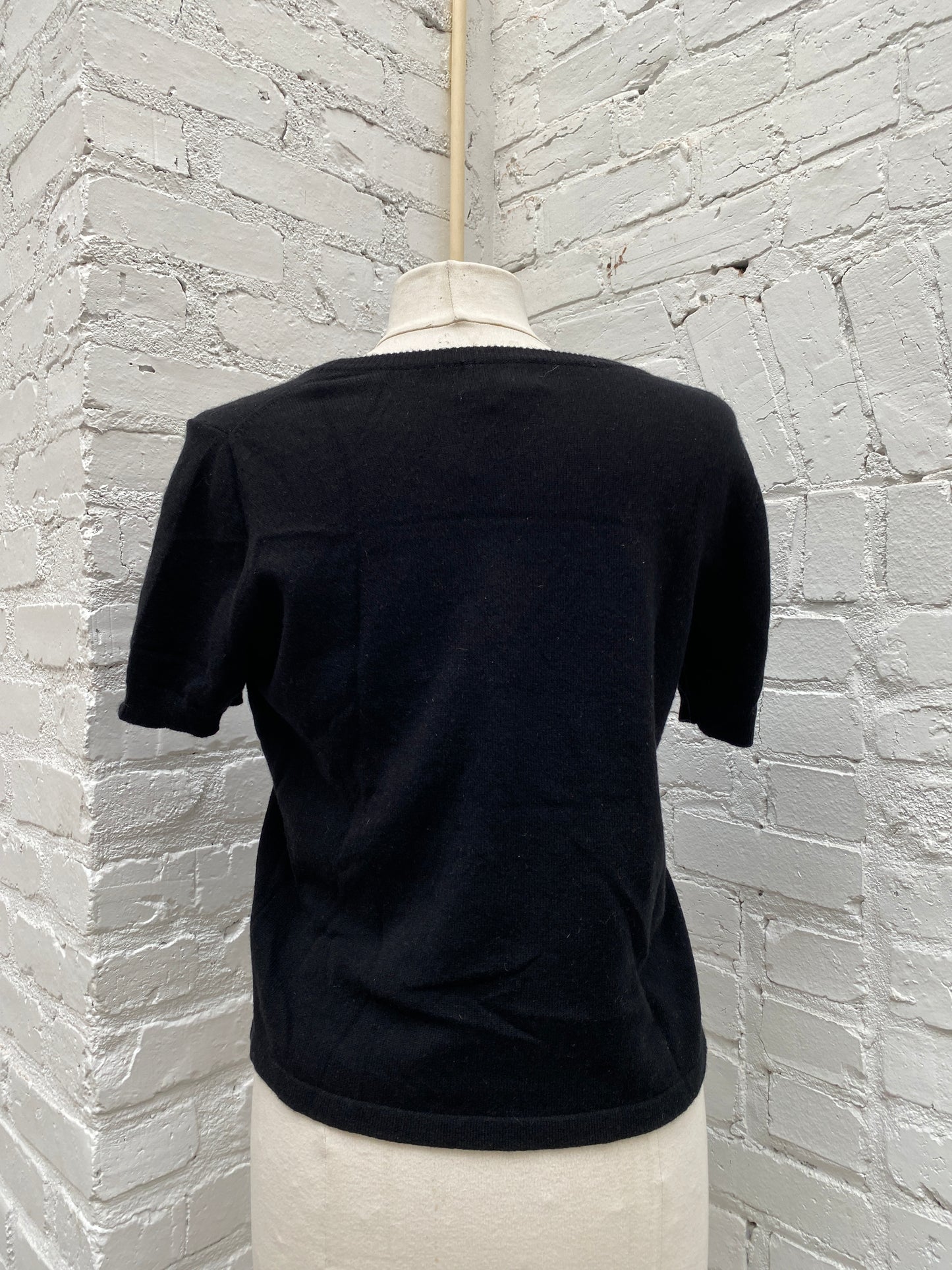 Threads of Privilege Tennis Cashmere Sweater M