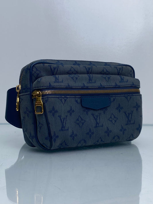 Louis Vuitton Denim Monogram Outdoor Bumbag GHW