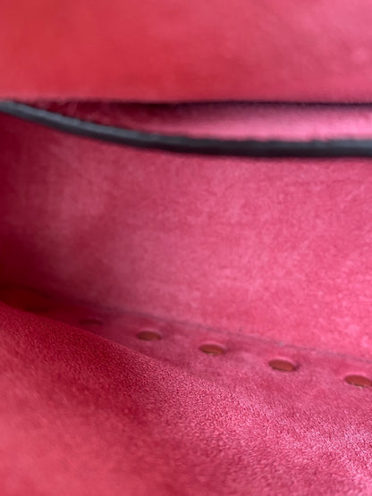 Valentino Pink Rockstud Grainy Calfskin Crossbody Bag GHW