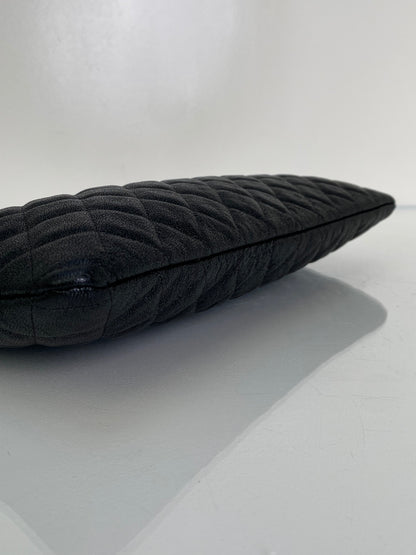 Chanel Black Boy Large O Pouch Bag GHW