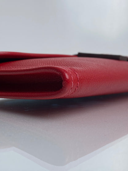 Hermes Jige 25 Rouge Casaque Epsom