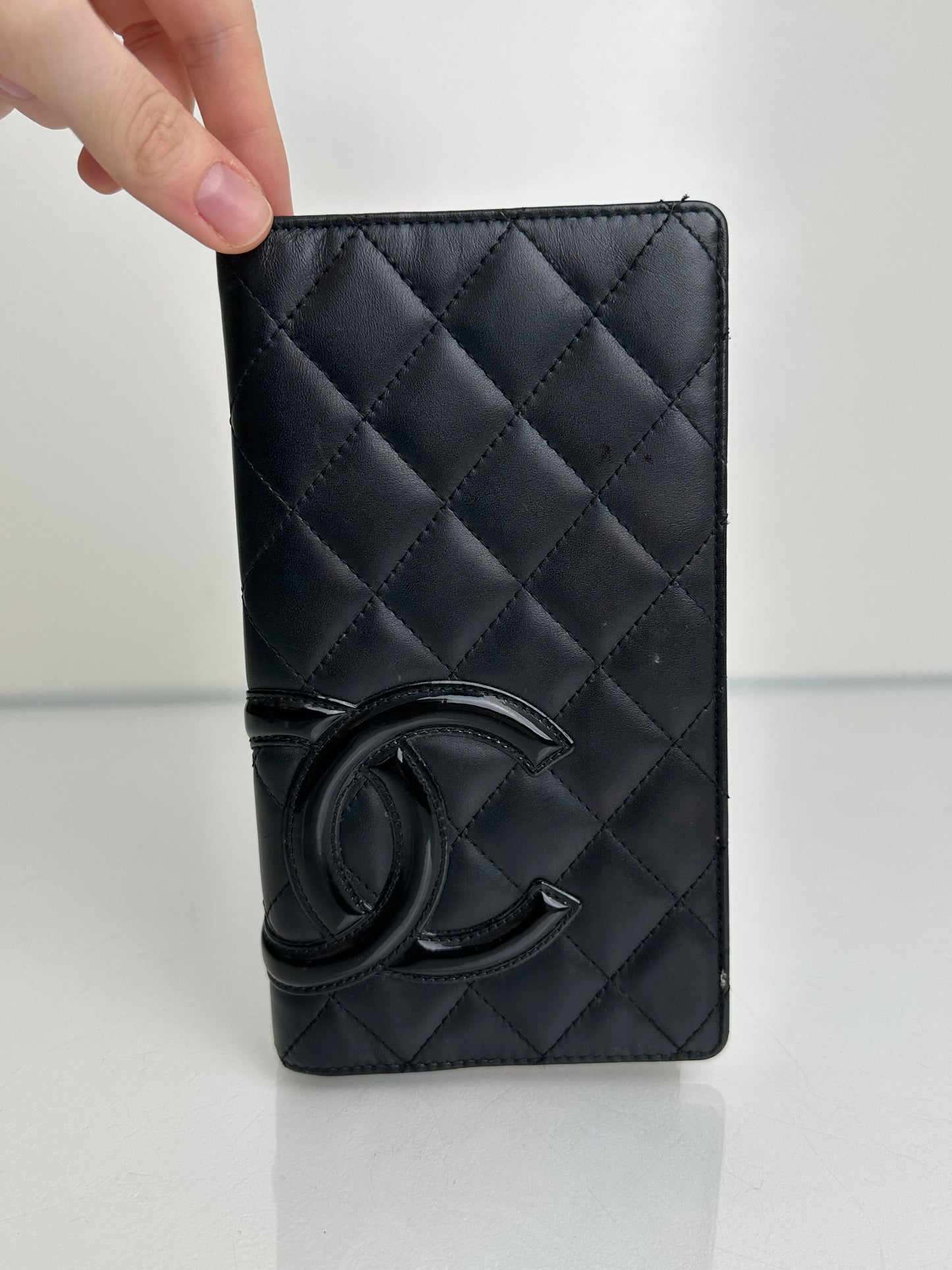 Chanel Black Quilted Calfskin Agenda Cover