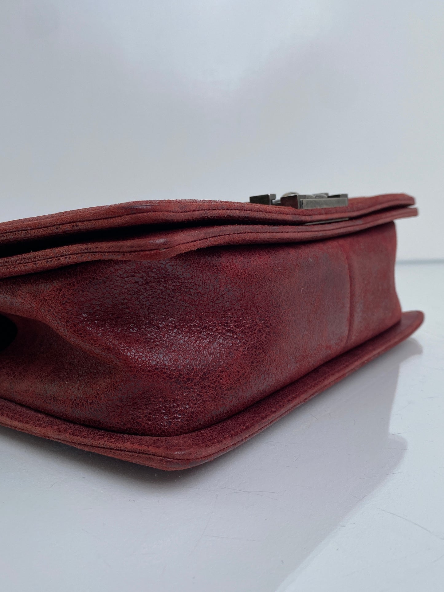Chanel Burgundy Boy Bag RHW
