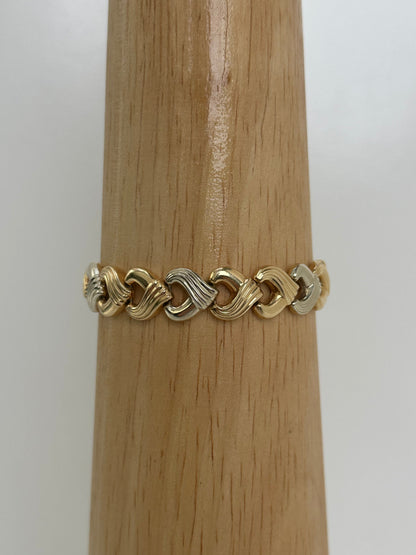 14KY Heart Bracelet