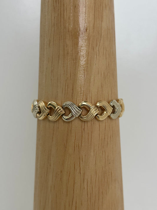 14KY Heart Bracelet