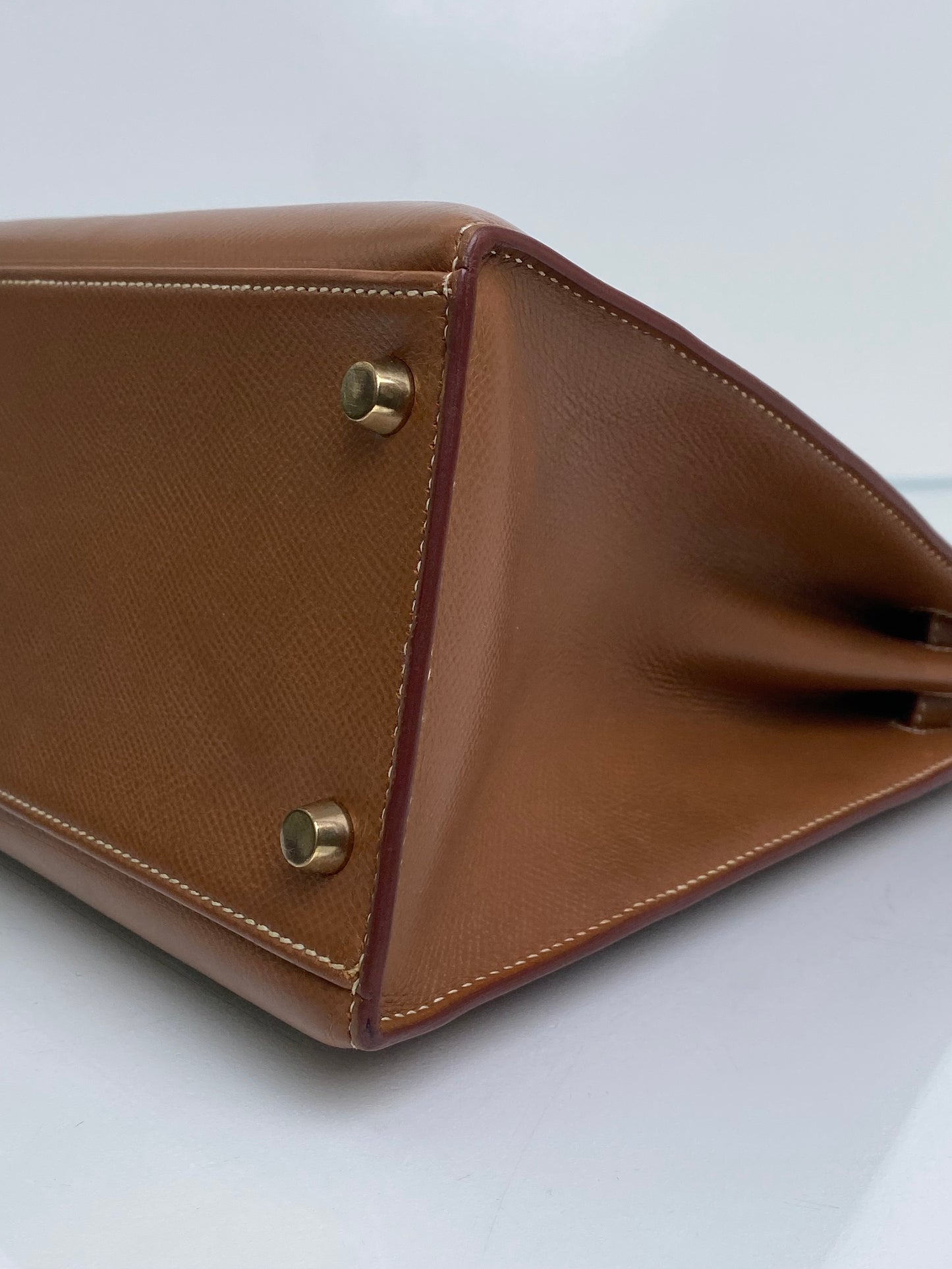 Hermes Kelly 32 Sellier Gold Epsom GHW #Z