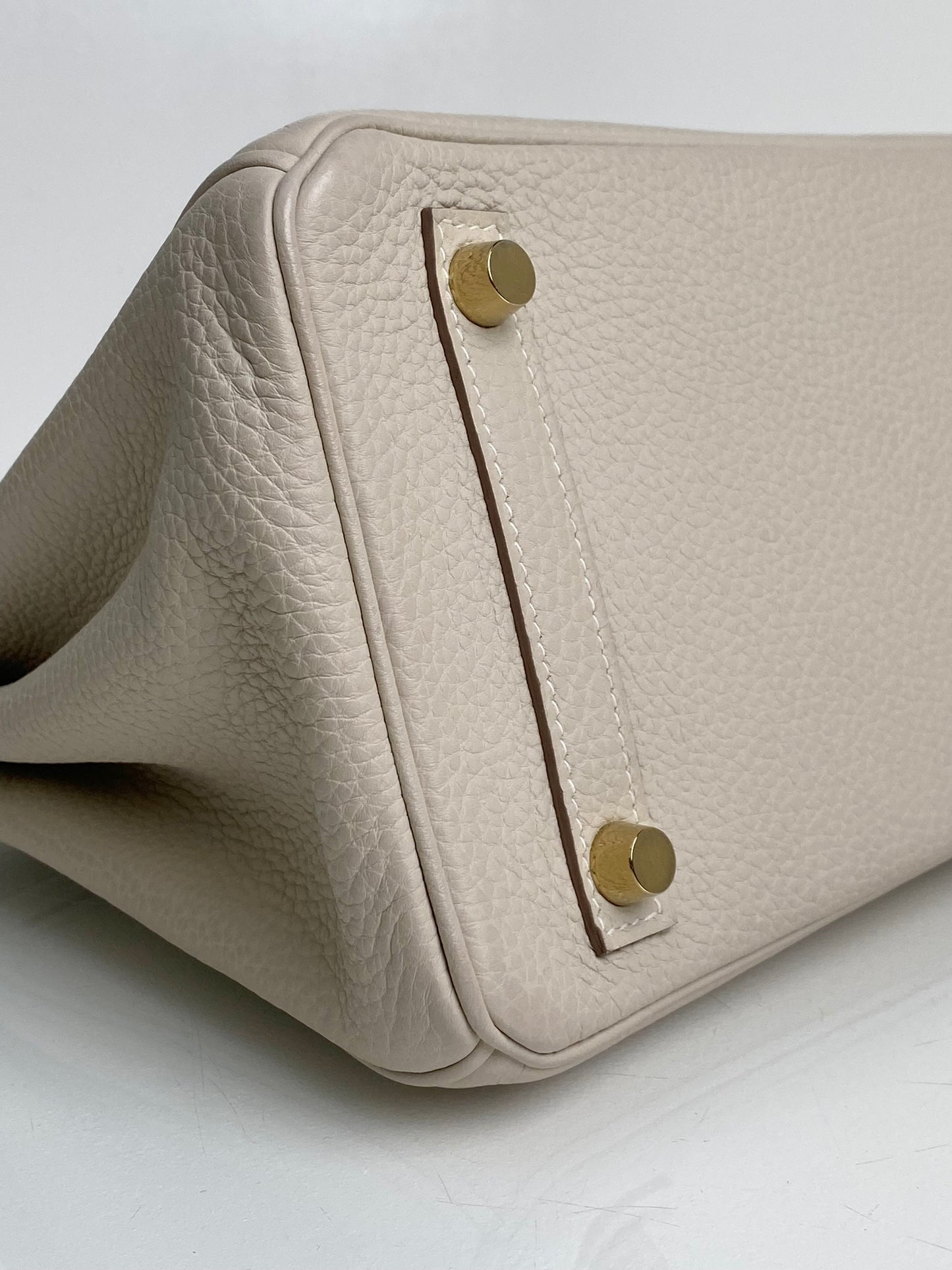 Hermes Birkin 25 Craie Togo GHW #Y