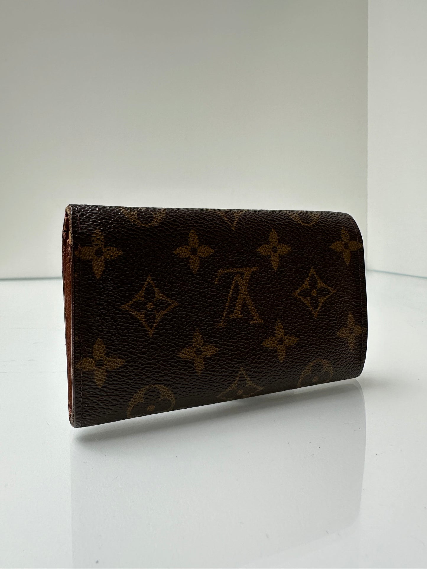 Louis Vuitton Canvas Monogram Porte Monnaie Zip Bifold Wallet