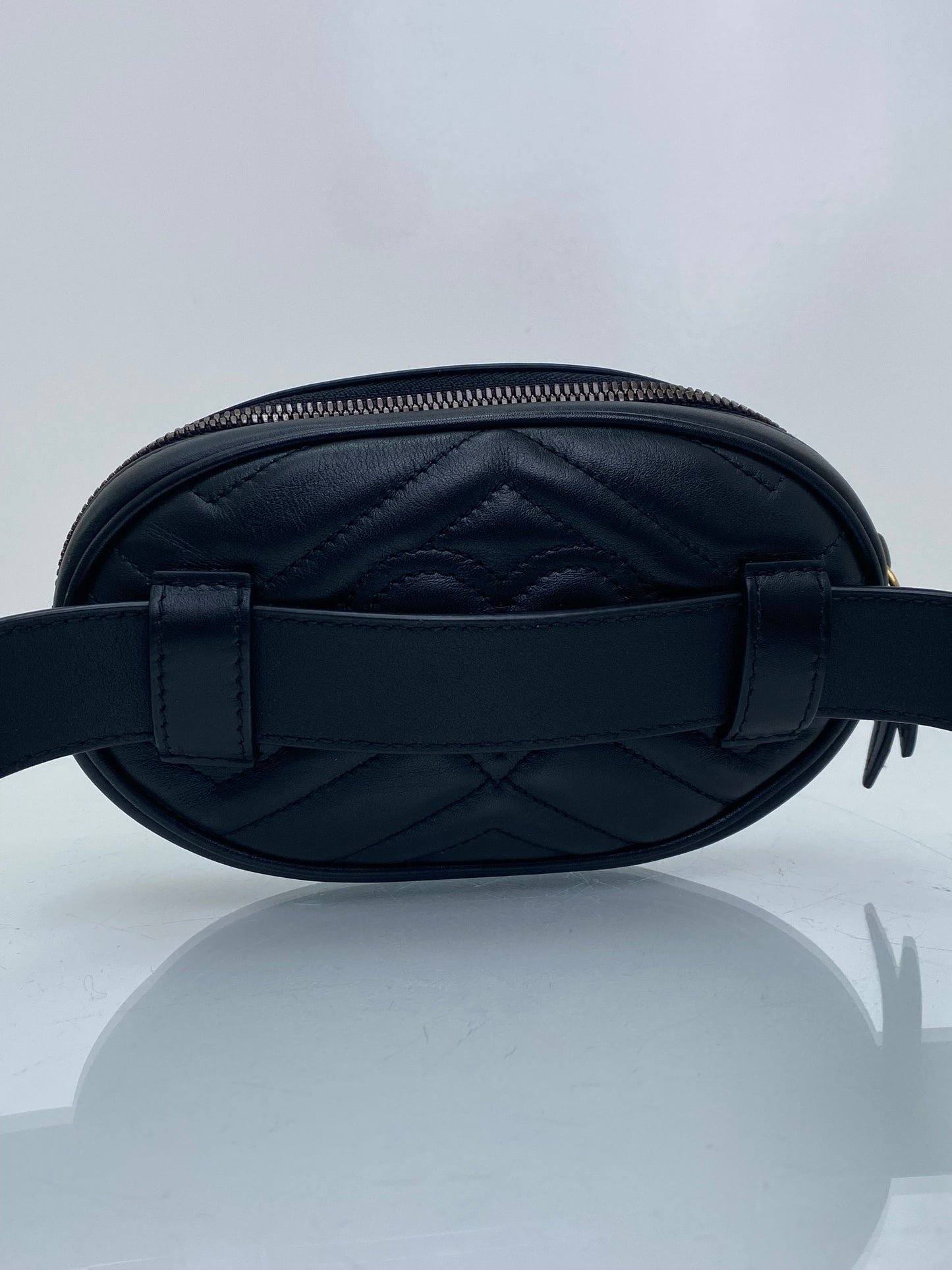 Gucci Black Marmont Belt Bag GHW, 95