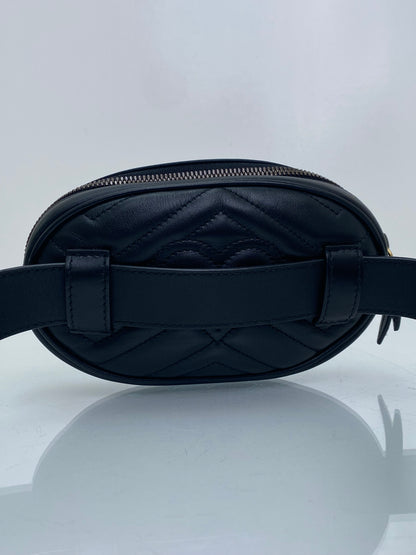 Gucci Black Marmont Belt Bag GHW, 95