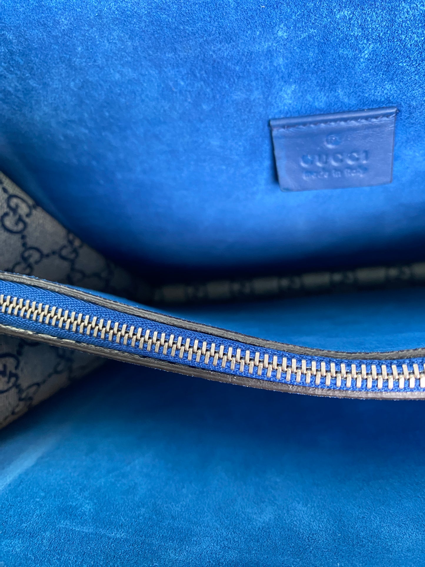 Gucci Blue Floral Supreme Dionysus Bag SHW