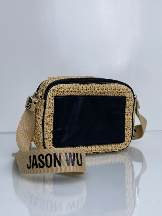 Jason Wu Sylvia Raffia Crossbody Bag