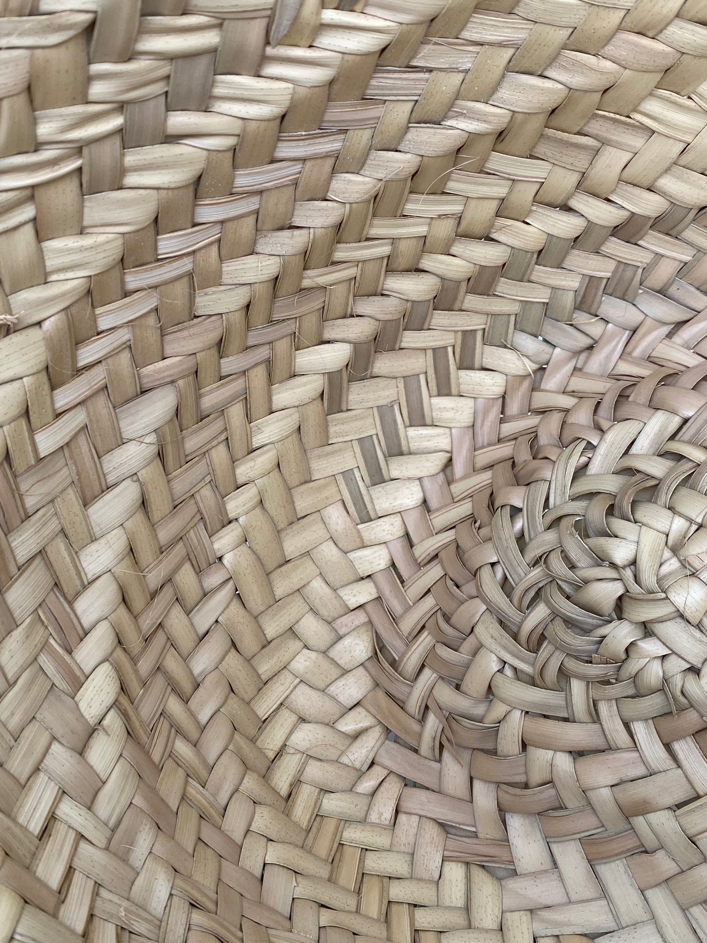 Celine Green Triomphe Straw Bag