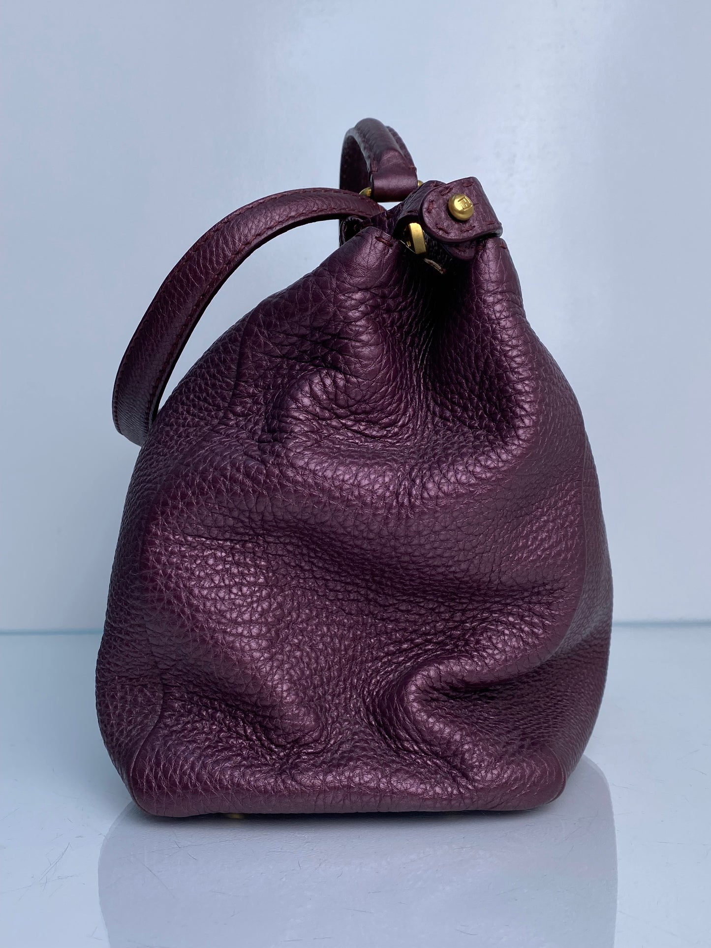 Fendi Purple XXL Peekaboo Bag GHW