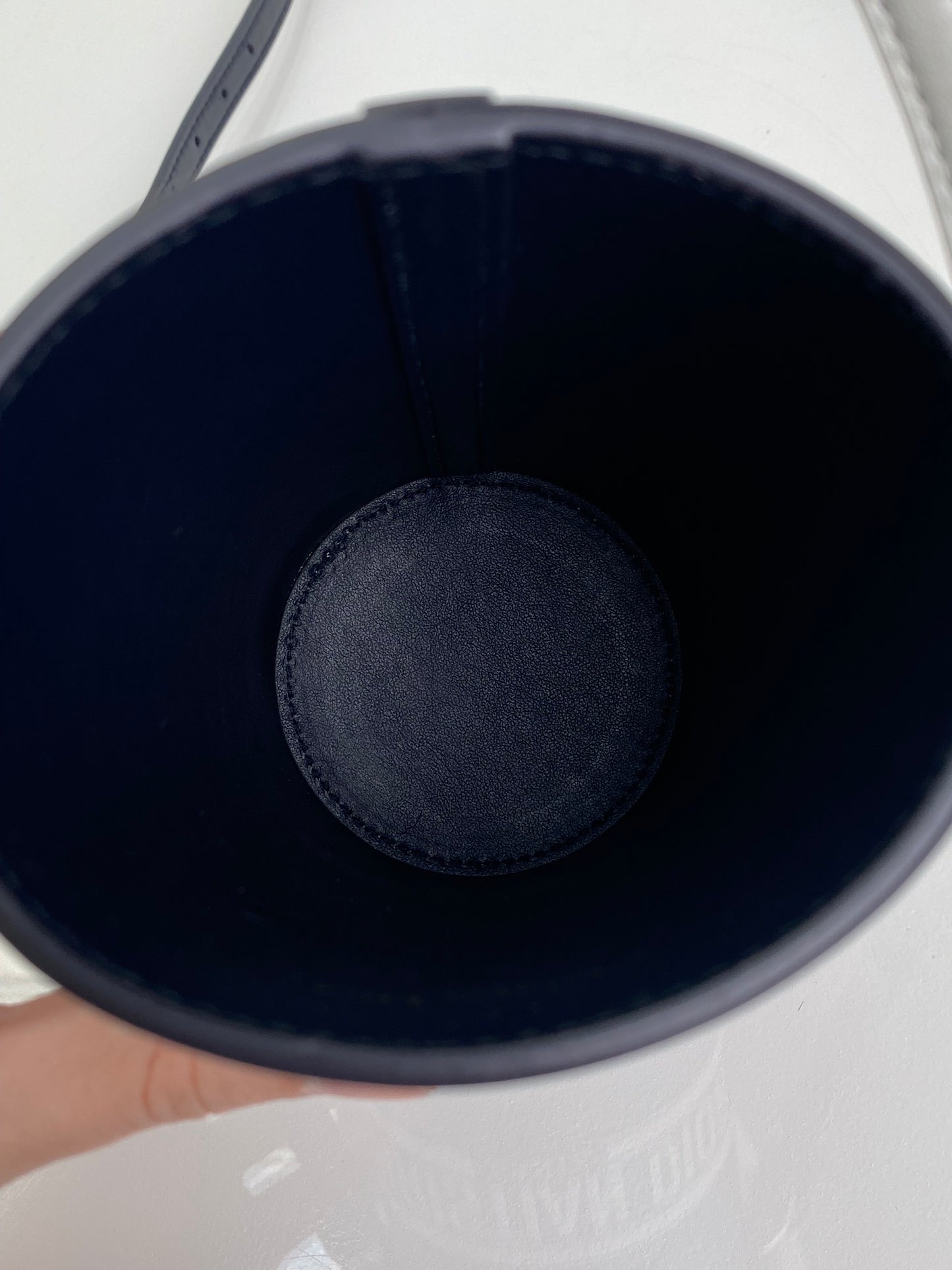 Christian Dior Navy & White Vibe Bottle Holder Bag GHW