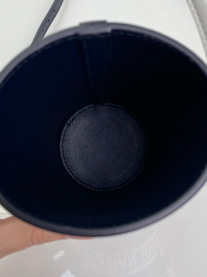 Christian Dior Navy & White Vibe Bottle Holder Bag GHW