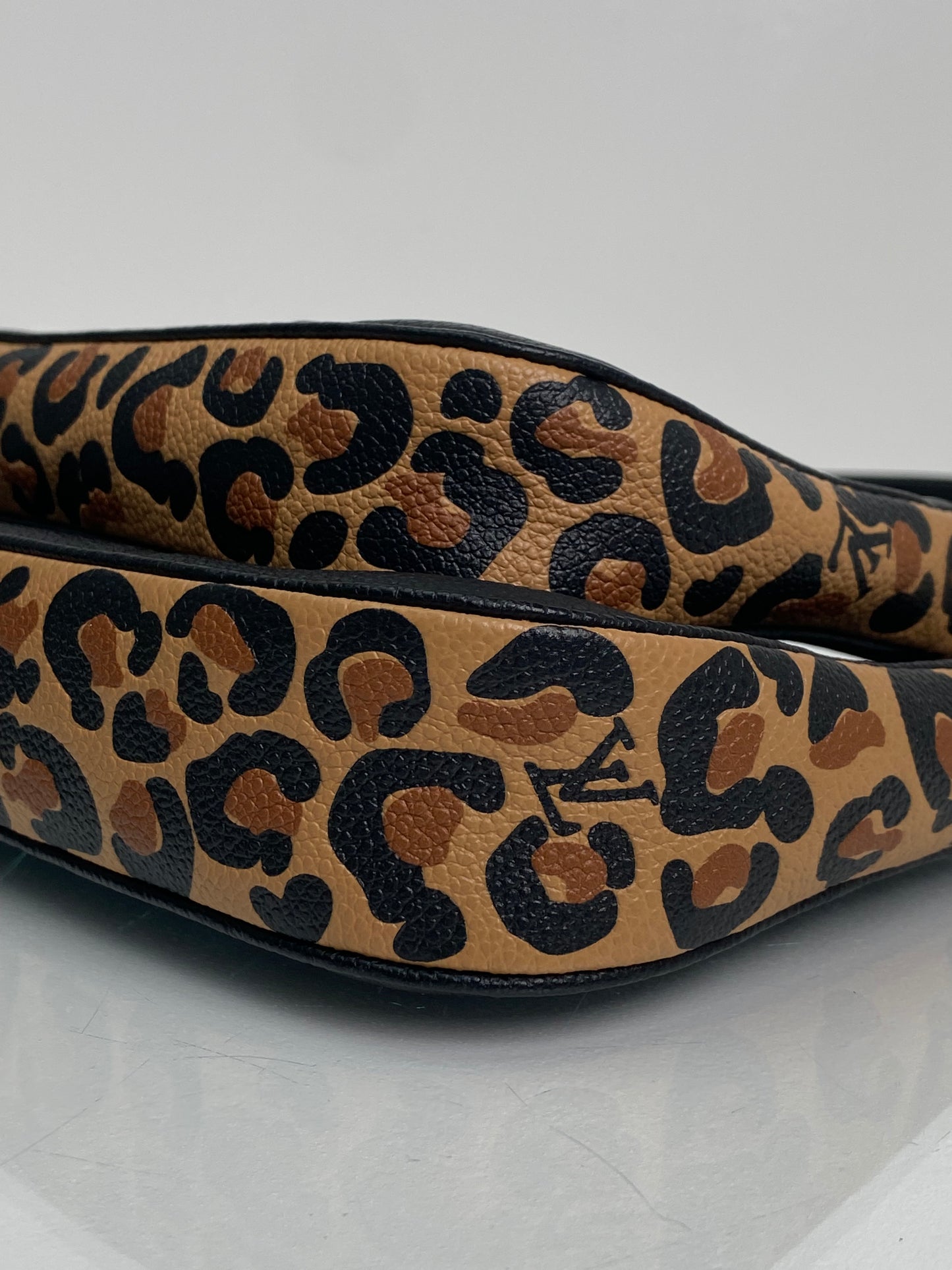 Louis Vuitton Black & Cheetah Giant Monogram Empreinte Multipochette Bag GHW