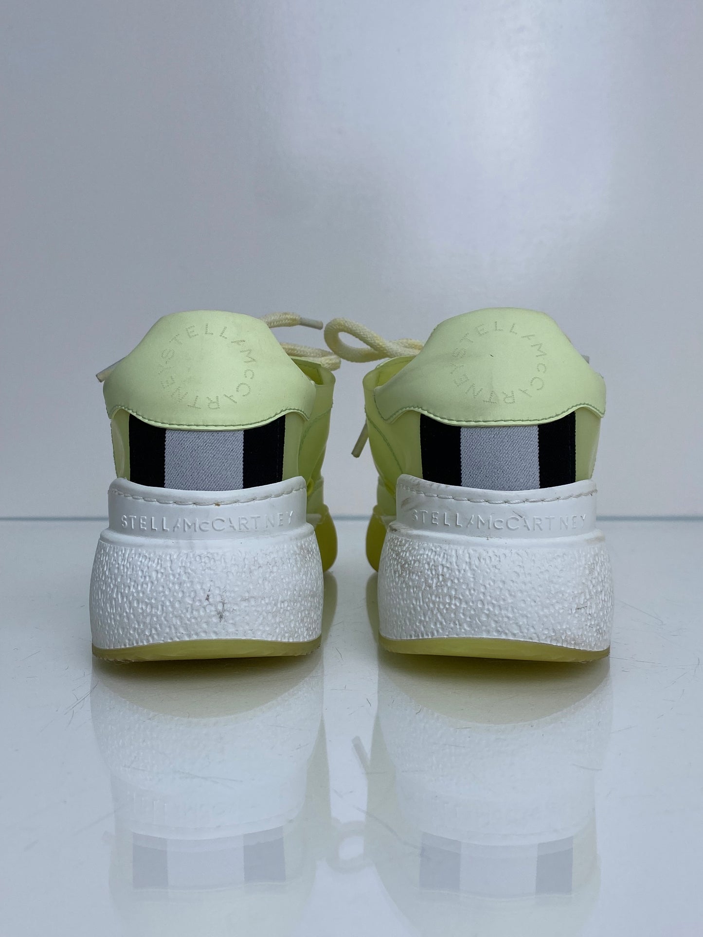 Stella McCartney Neon Yellow Loop Sneakers, 38