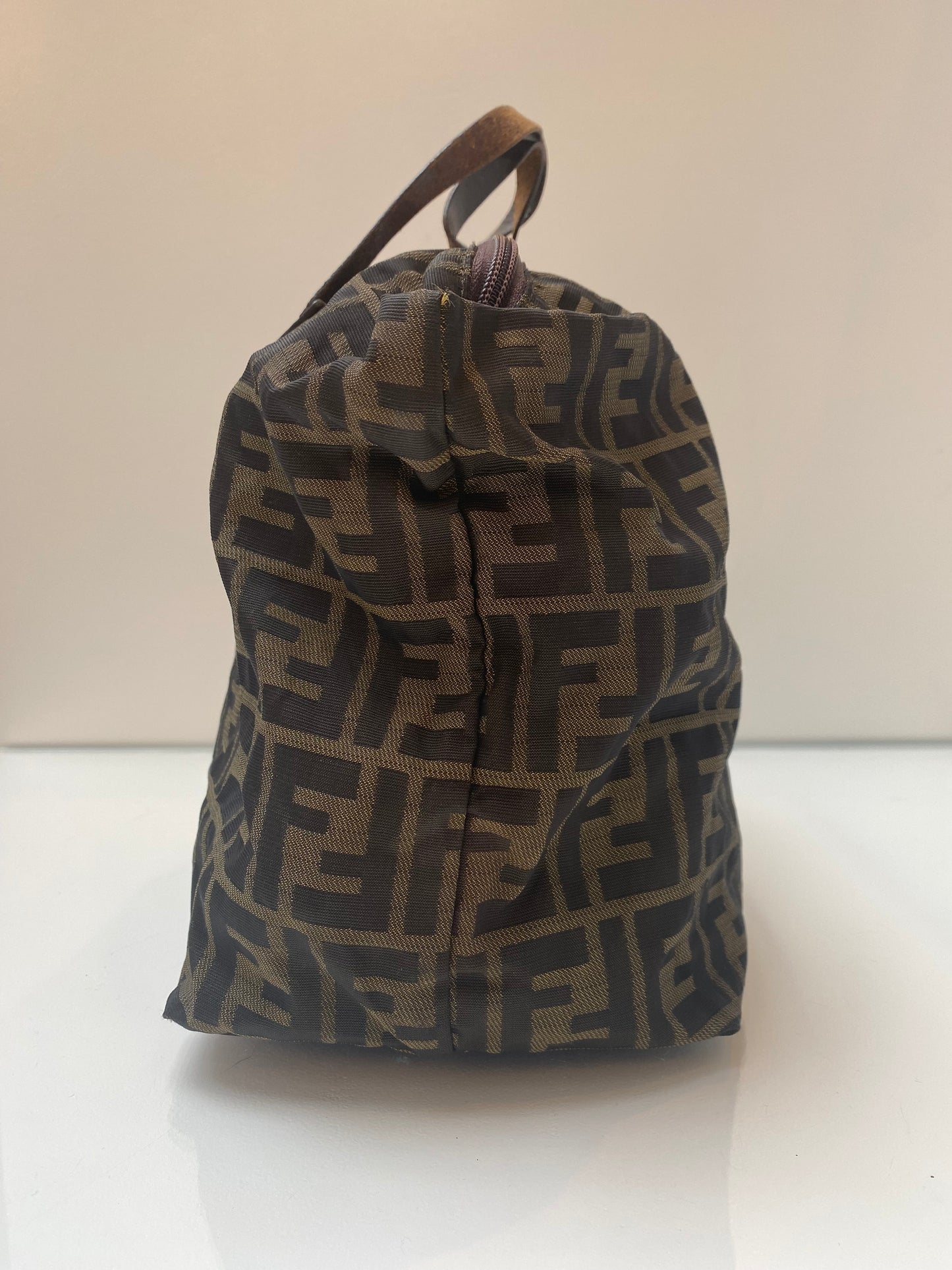 Fendi Vintage Foldable Zucca Shoulder Bag