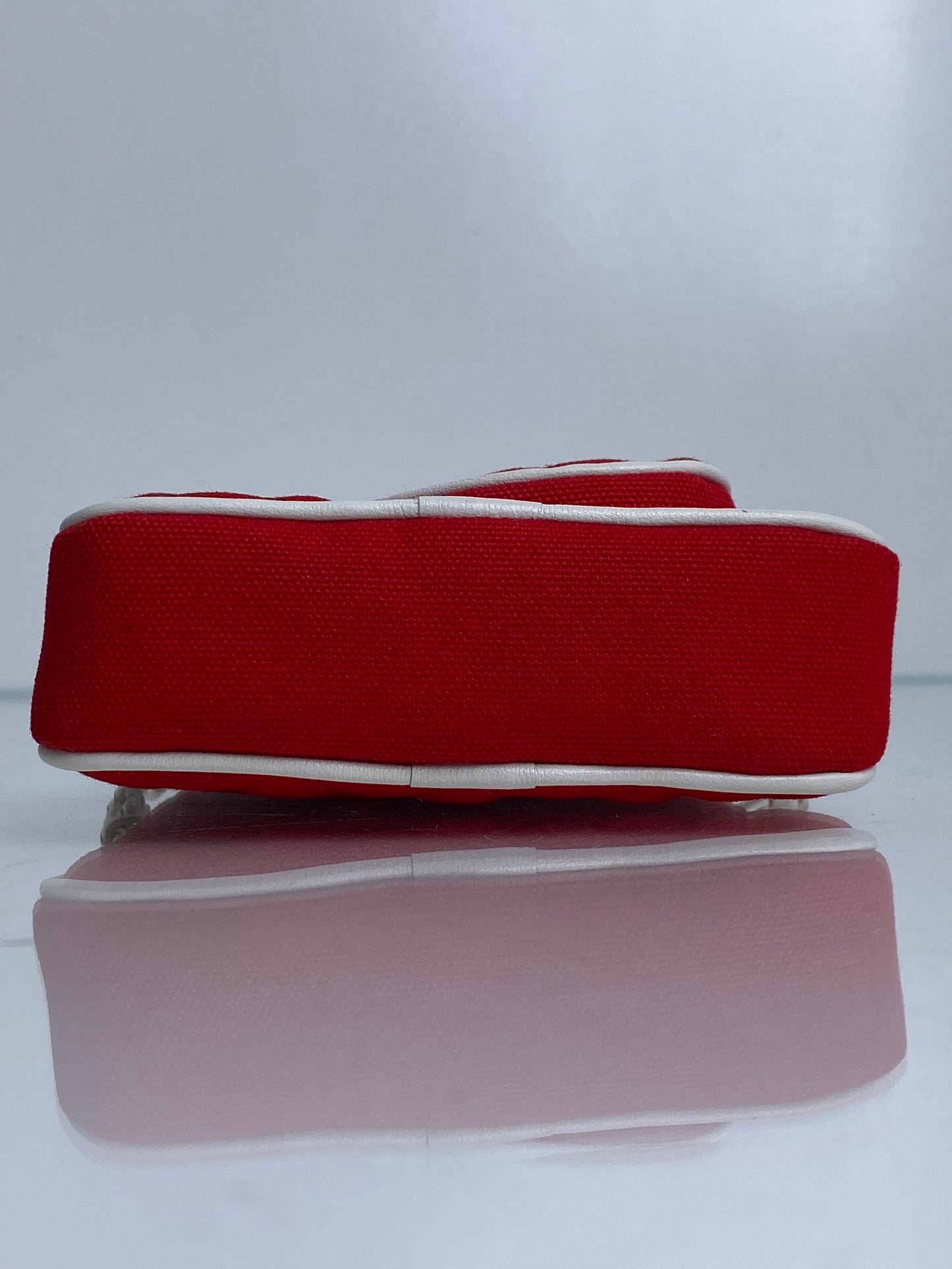 Chanel Tennis Red Mini Chain w/ Mirror GHW