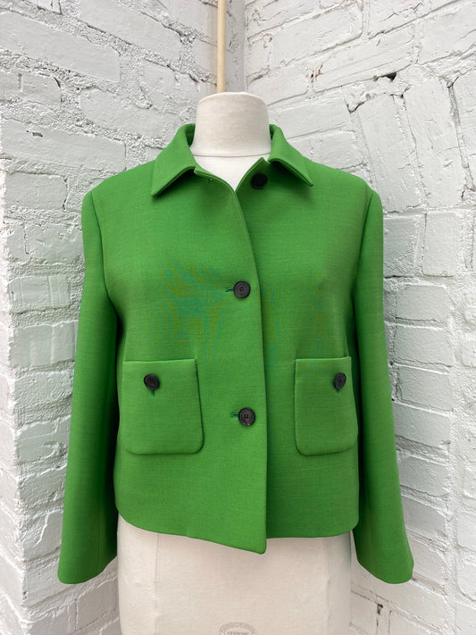 Dior Green Wool & Silk Blazer, 42