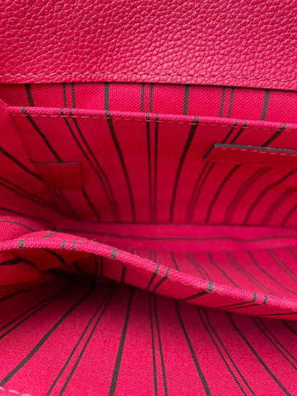 Louis Vuitton Pochette Motis Raspberry Empriente Bag GHW