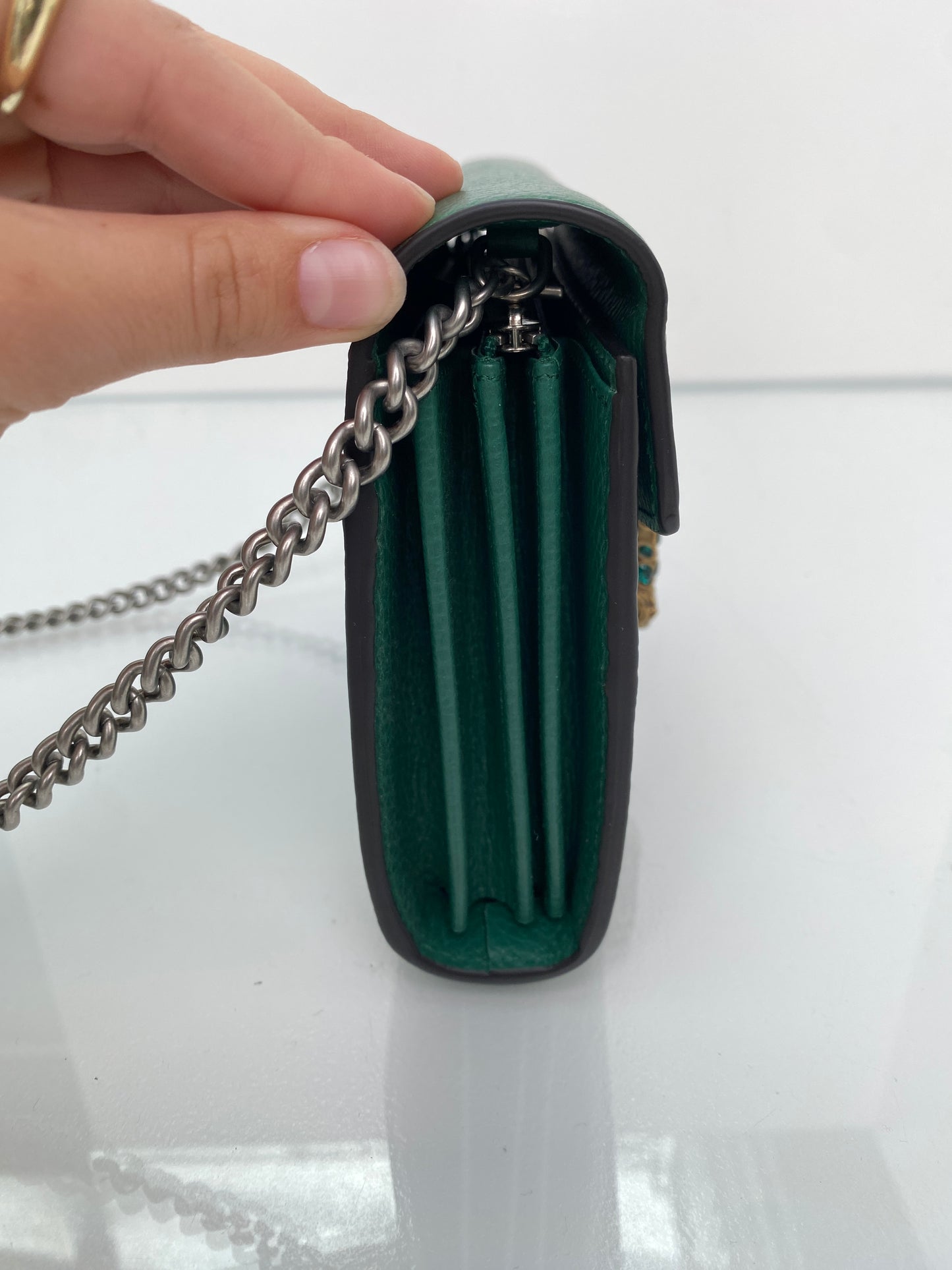 Gucci Dionysus Green Wallet on Chain