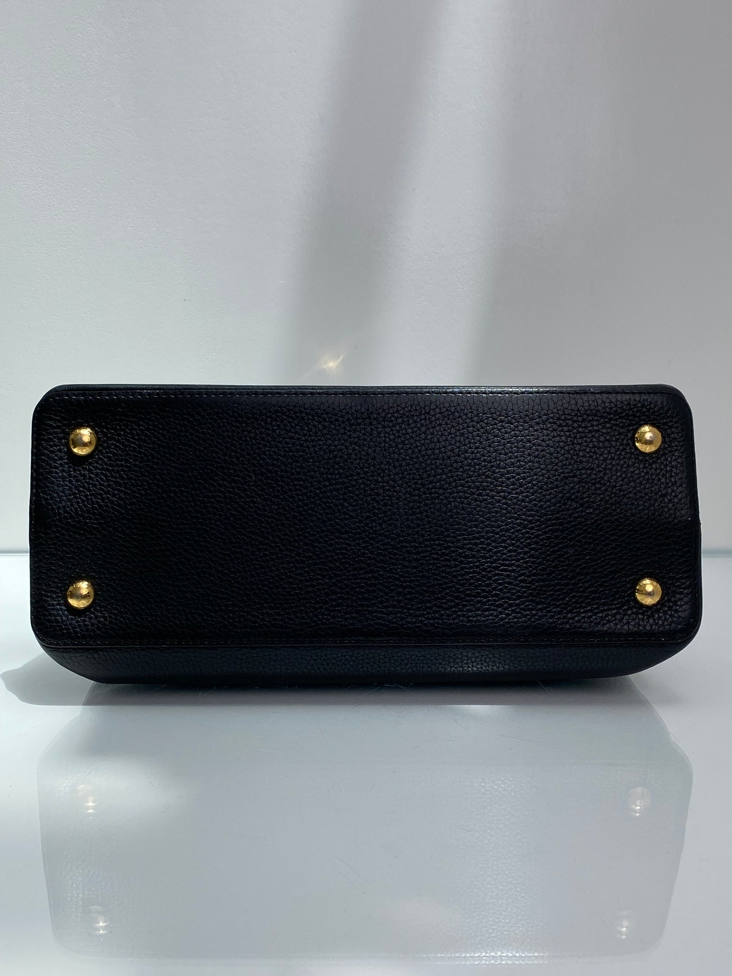 Louis Vuitton Capucines Black Large GHW