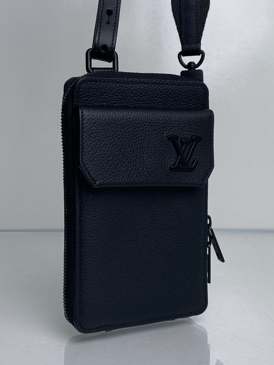 Louis Vuitton Black Aerogram Phone Bag