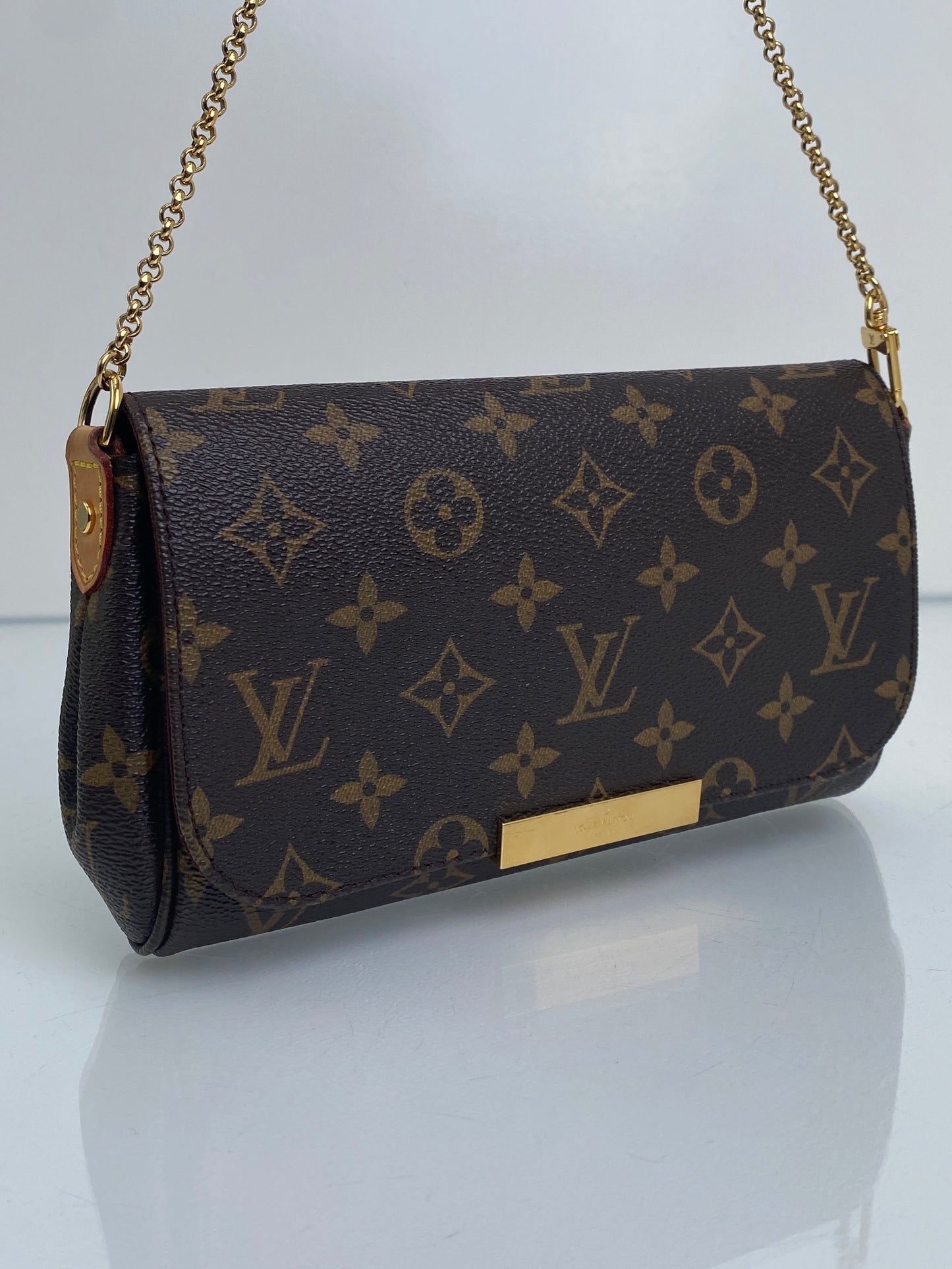 Louis Vuitton Monogram Canvas Favorite PM Crossbody Bag GHW