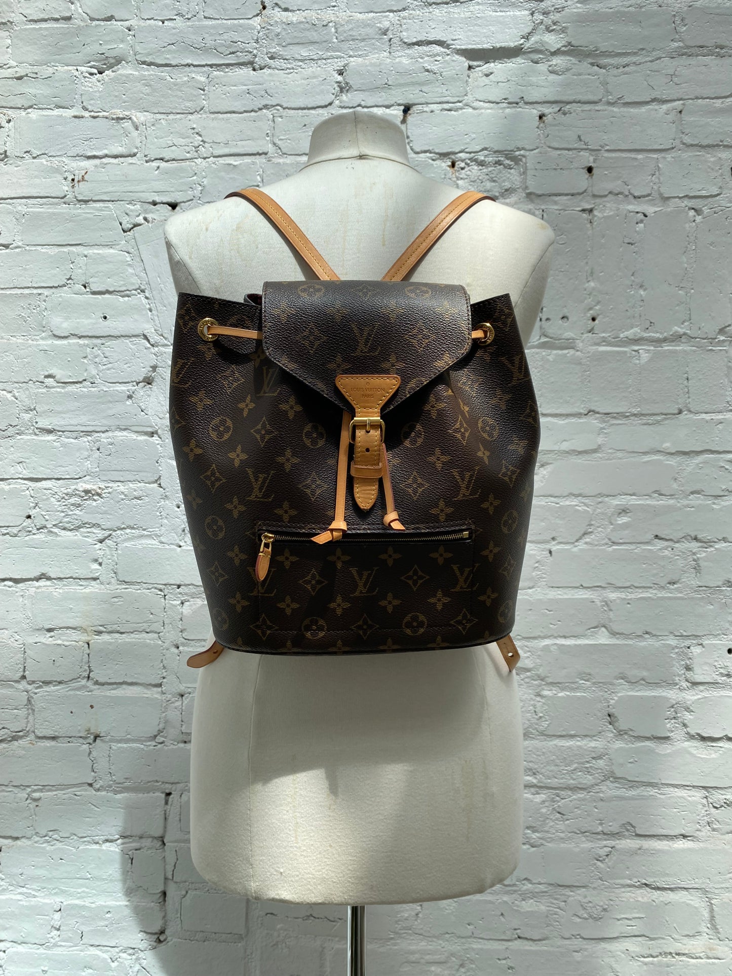 Louis Vuitton Monogam Mountsouris Backpack GHW