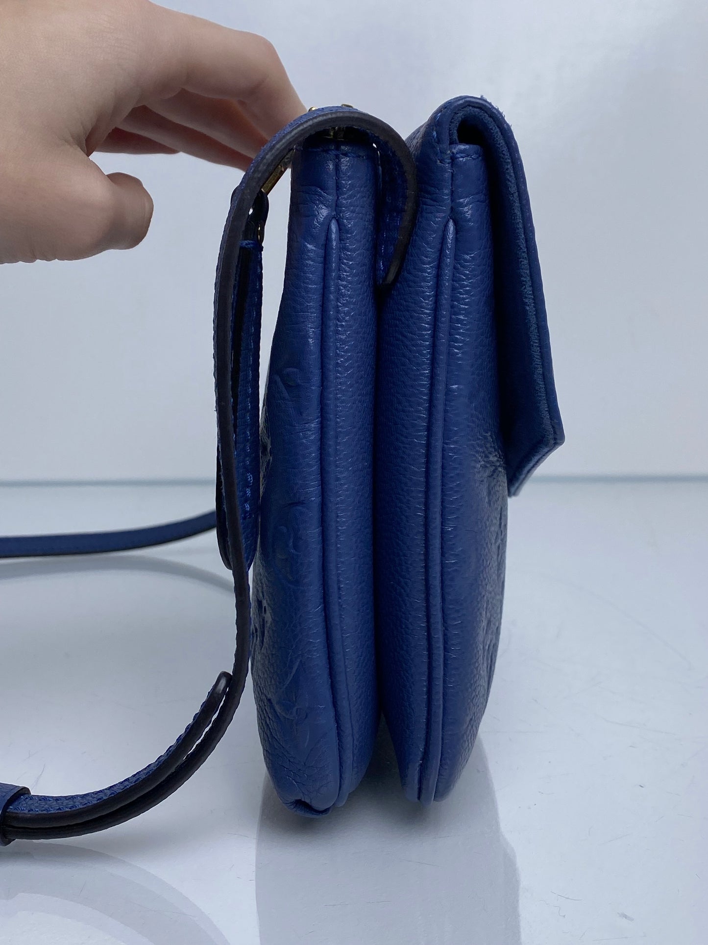 Louis Vuitton Blue Empriente Twinset Bag GHW